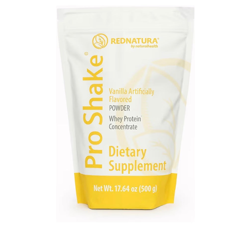 Pro Shake RedNatura – Whey Protein Powder | Nutritional Supplement for Energy, Muscle Support & Daily Nutrition – 17.64 oz (500 g) Vanilla