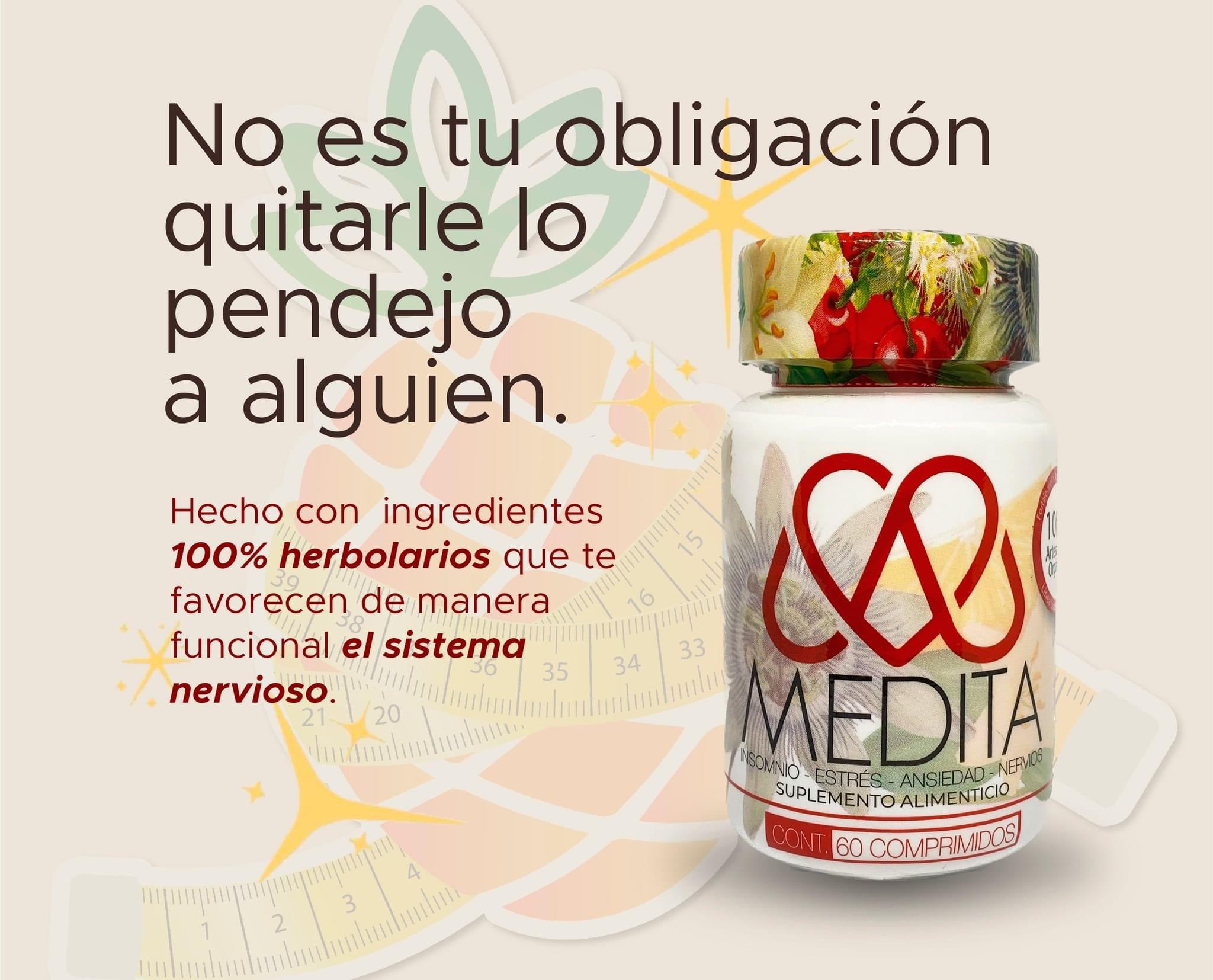 MEDITA

Pastillas para el insomnio

60 comprimidos