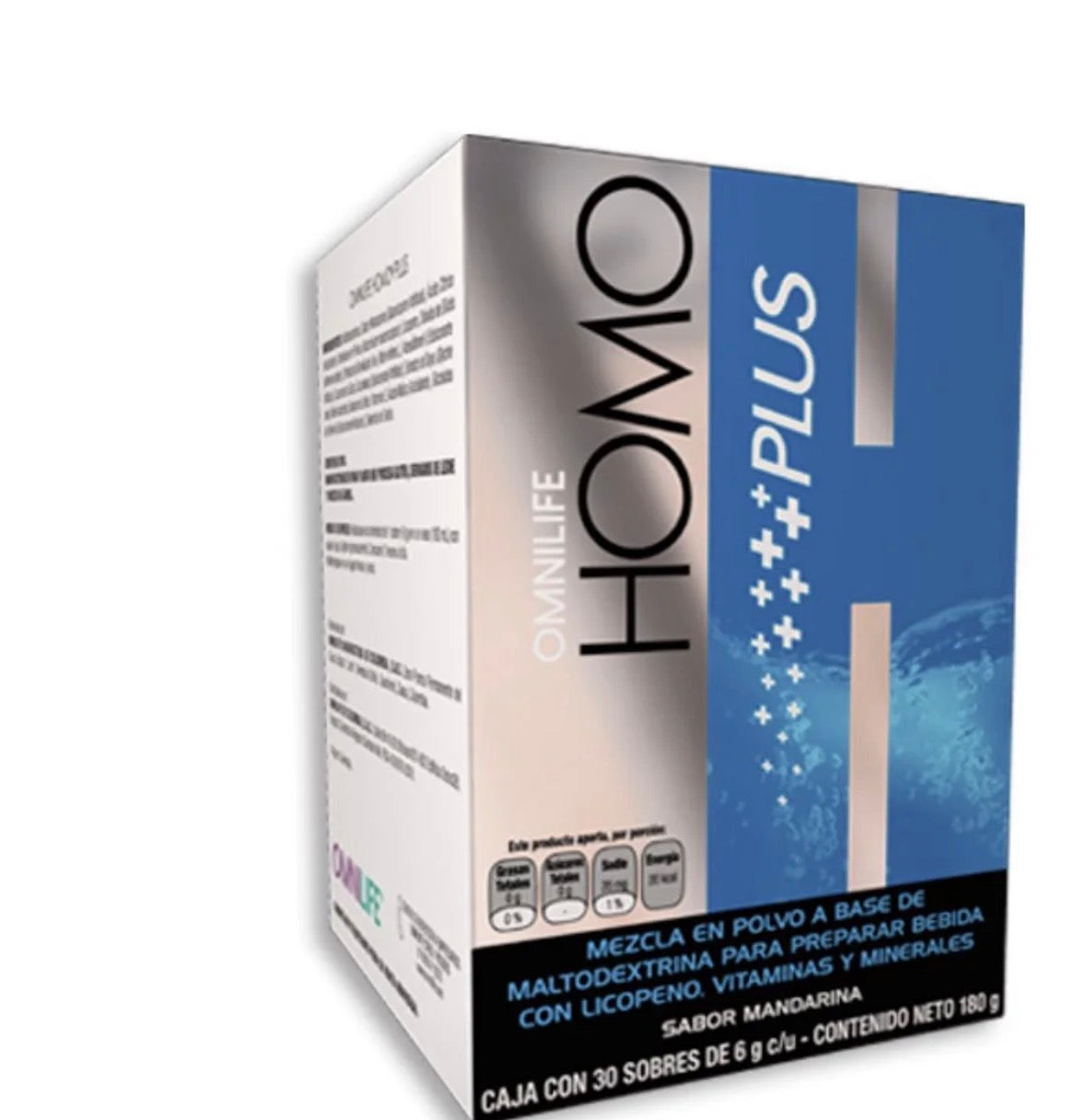 OML Homo Plus Mandarin Flavor net wt 6.3oz 180g | box with 30 packets 0.21oz (6g each)