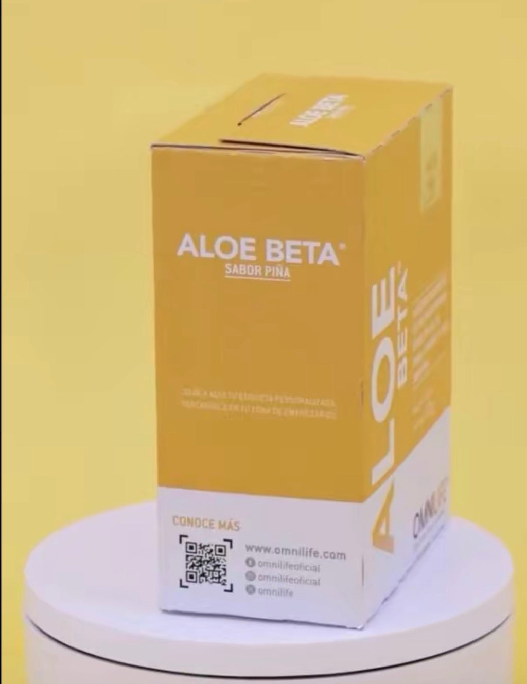 OML Aloe Beta Pineapple Flavored | box with 16 packets | net wt 112g