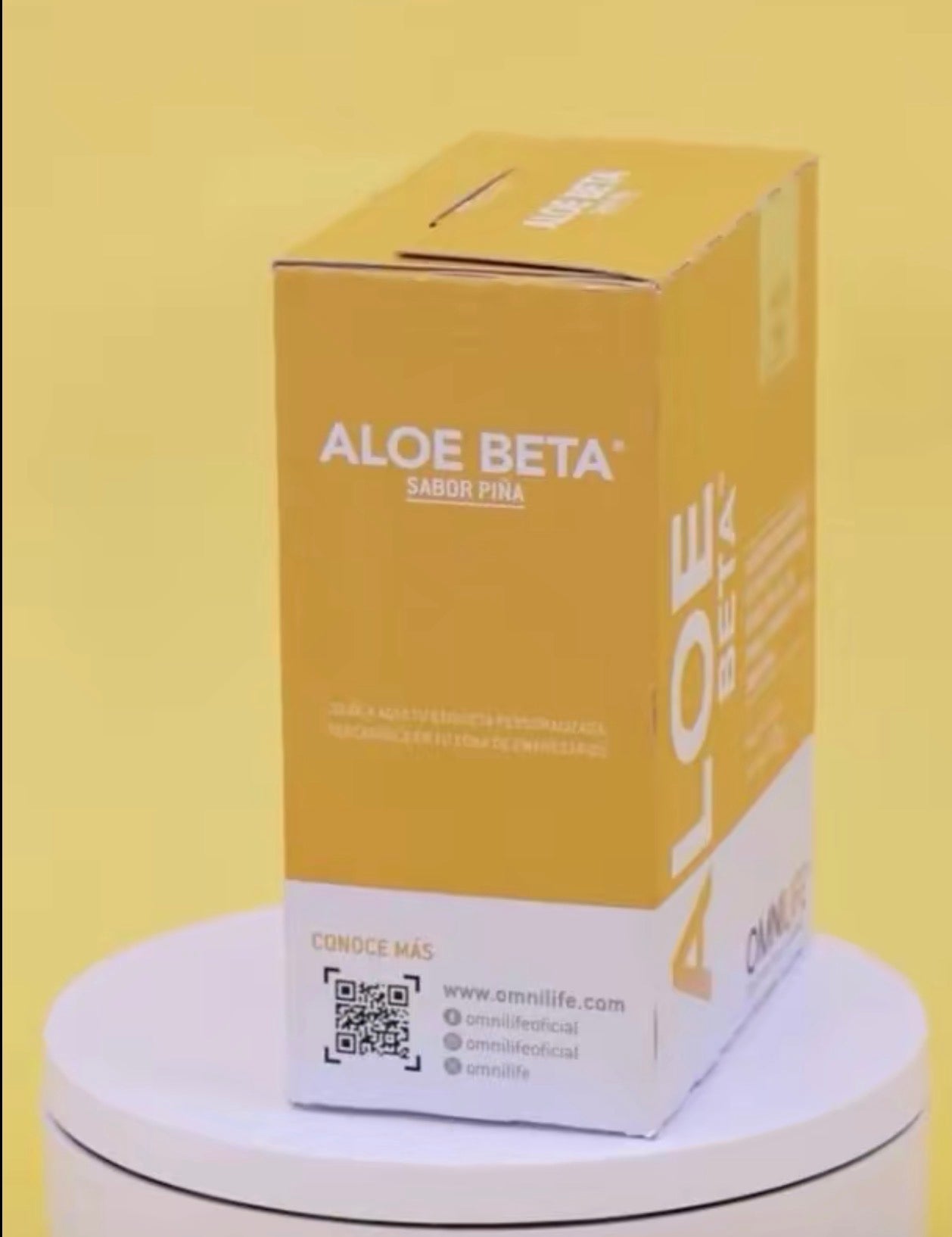 OML Aloe Beta Pineapple Flavored | box with 16 packets | net wt 112g