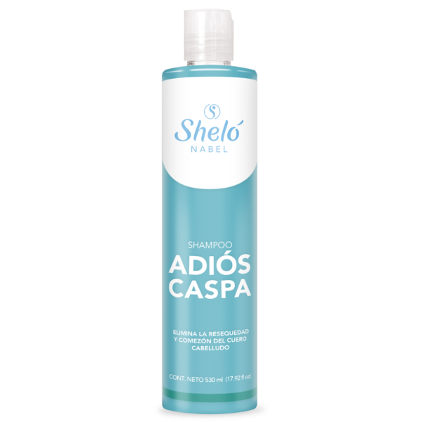 Shampoo Adios Caspa contribuye en la eliminación y prevención de la caspa 530ml