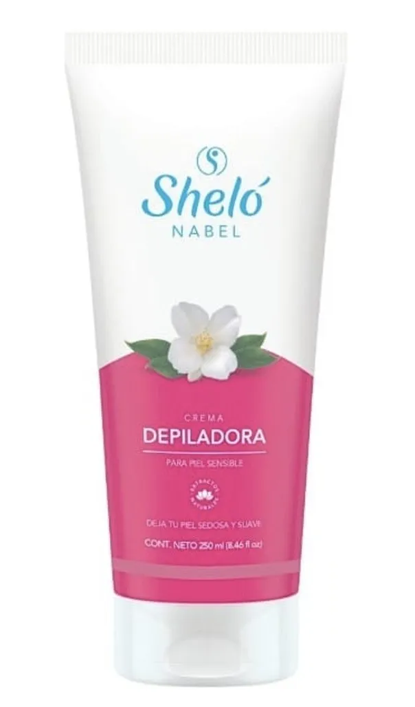 Shelo Nabel Crema Depiladora Para Piel Sensible Deja Tu Piel Sedosa Y Suave 8.46fl oz